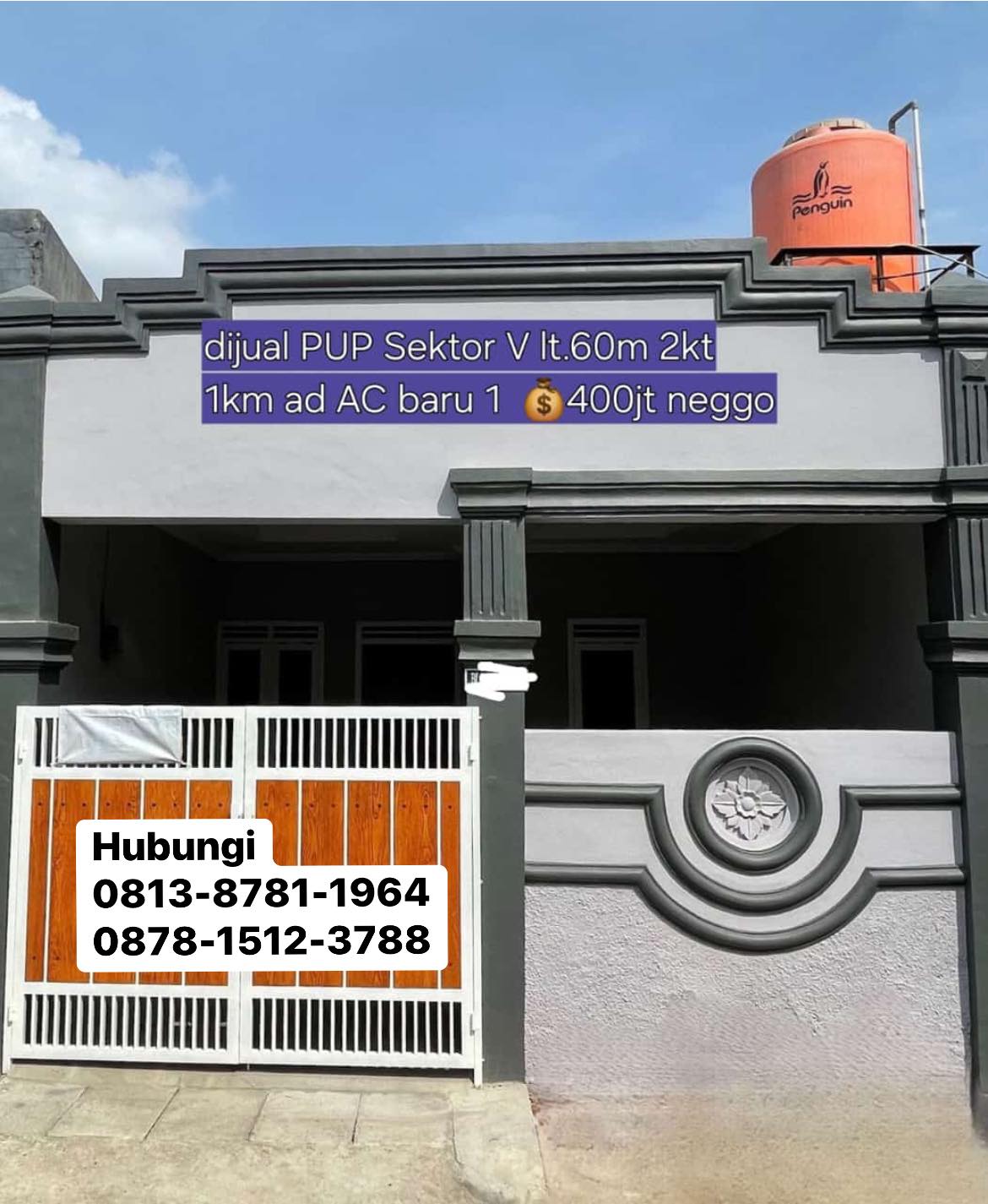 PupSektor V Rumah Siap Huni 1 Lantai