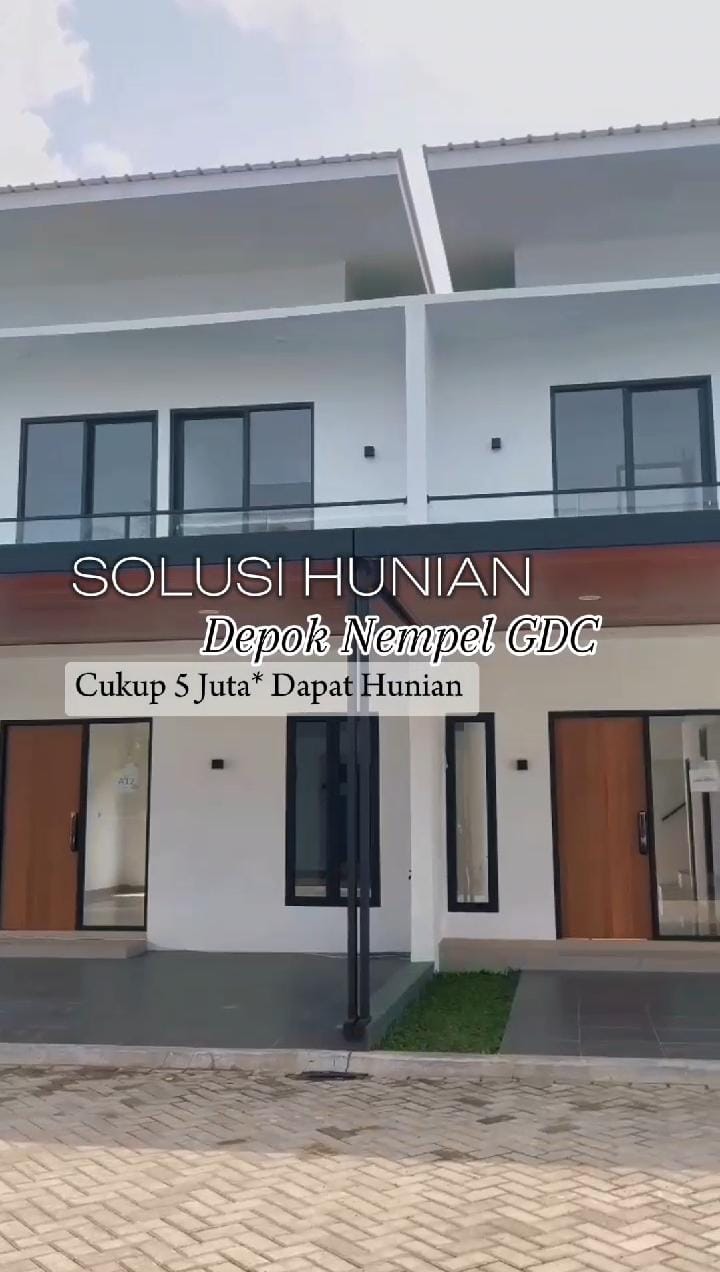 Rumah 2 Lantai Nempel GDC di Cilodong Depok