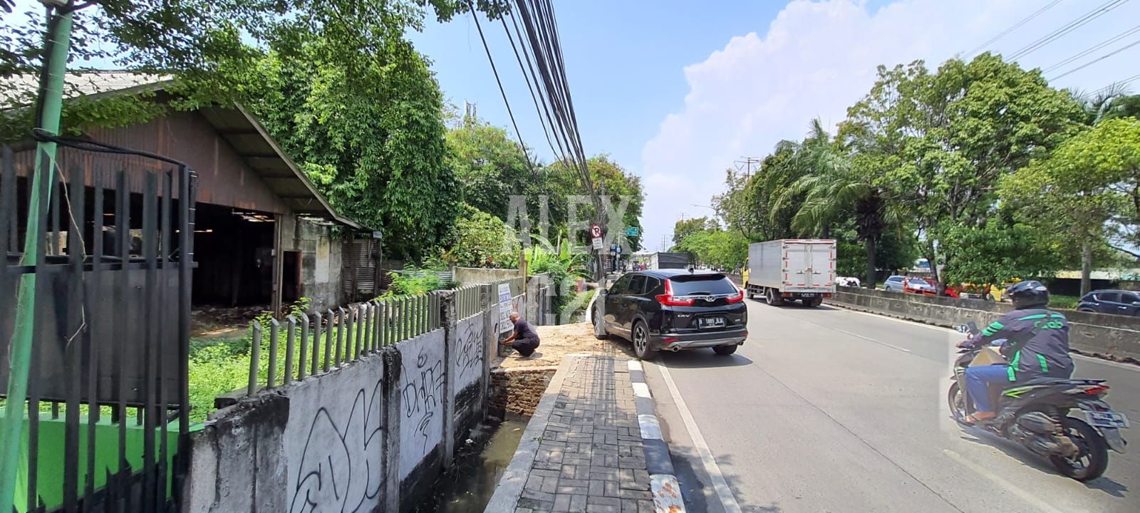Disewakan lahan/gudang terbuka di Daan mogot, jakarta barat