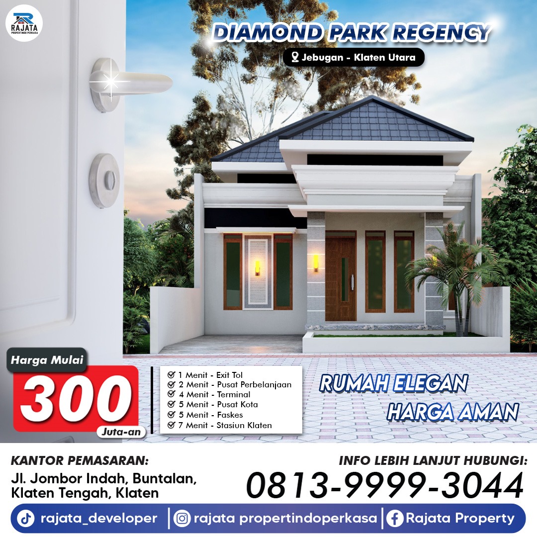 Rumah Siap Bangun di Dekat Bramen Klaten bisa KPR