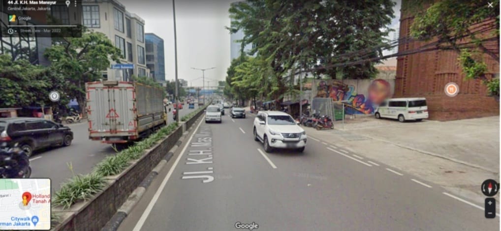 Dijual Tanah KH Mas Mansyur lokasi strategis, Jakarta Pusat