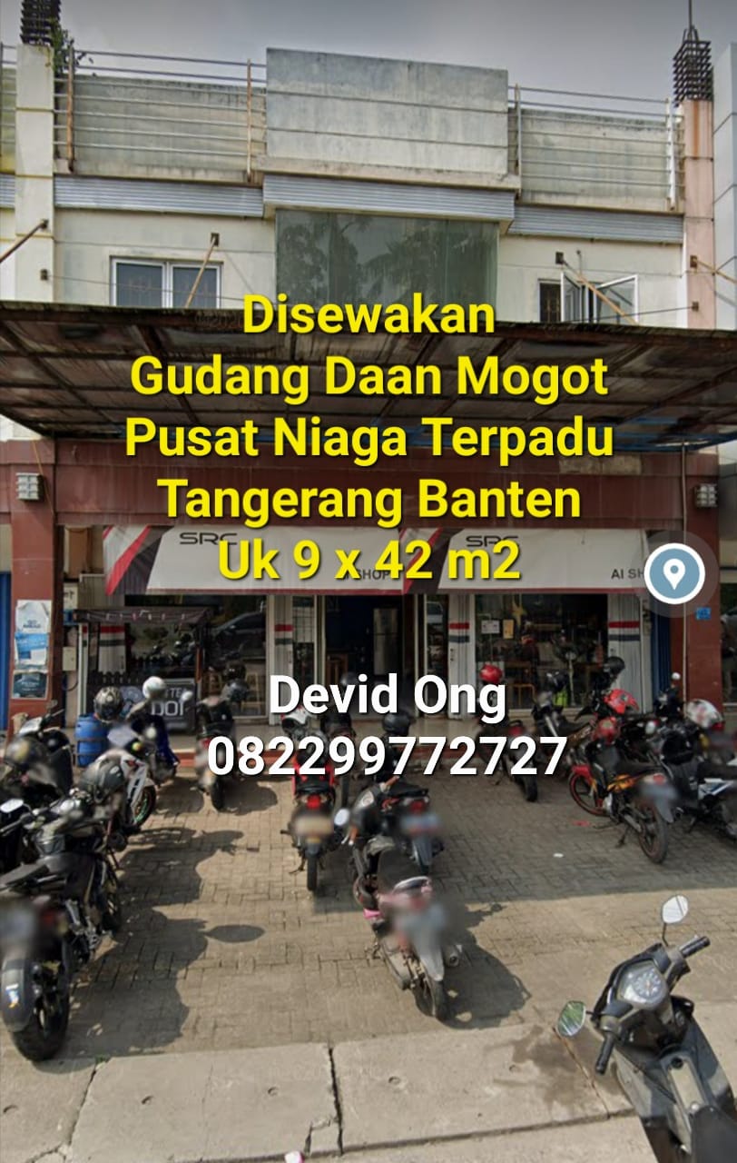 Disewakan Gudang Daan Mogot di kawasan Pusar Niaga Terpadu
