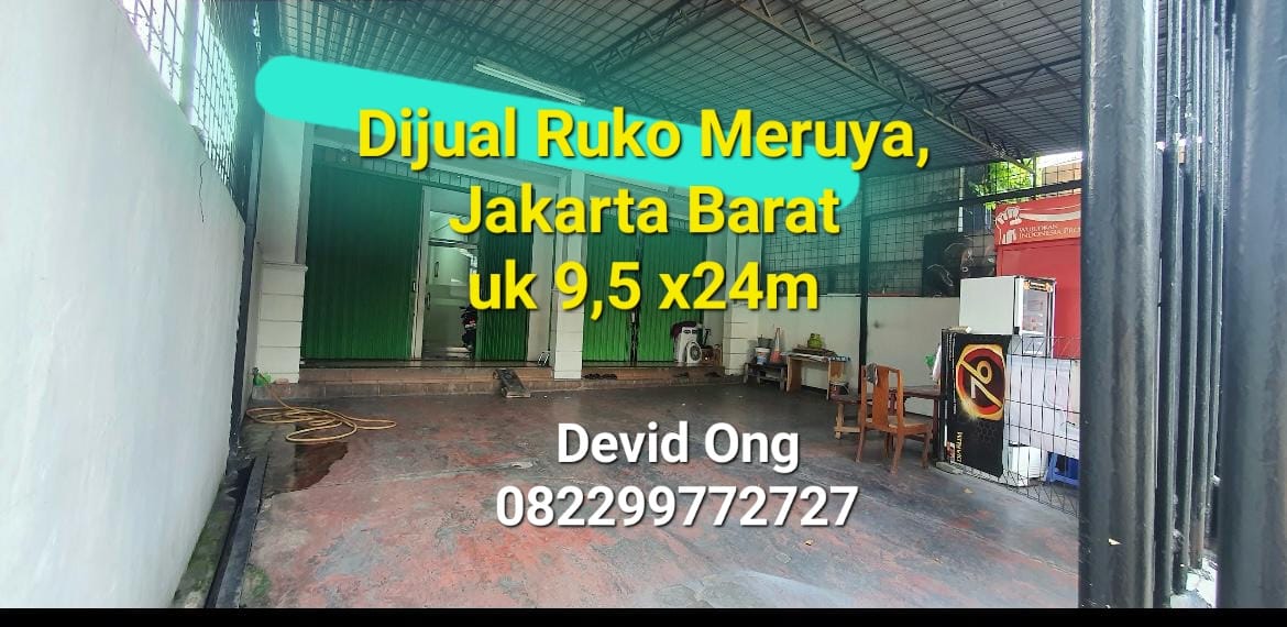 Dijual Ruko MURAH Meruya 2 unit, Kembangan Jakarta Barat