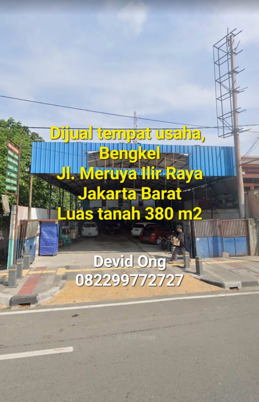 Dijual Tempat Usaha Bengkel Meruya Ilir Raya, Jakarta Barat