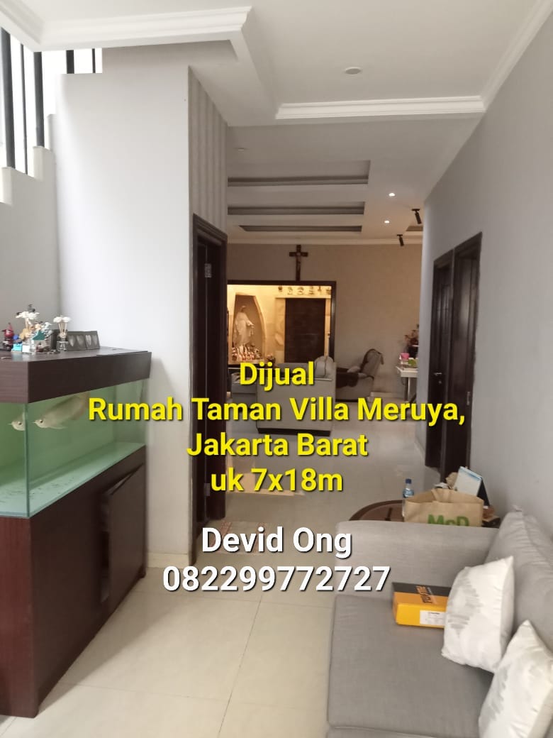 Dijual Rumah Taman Villa Meruya UK 7X18m, Jakarta Barat