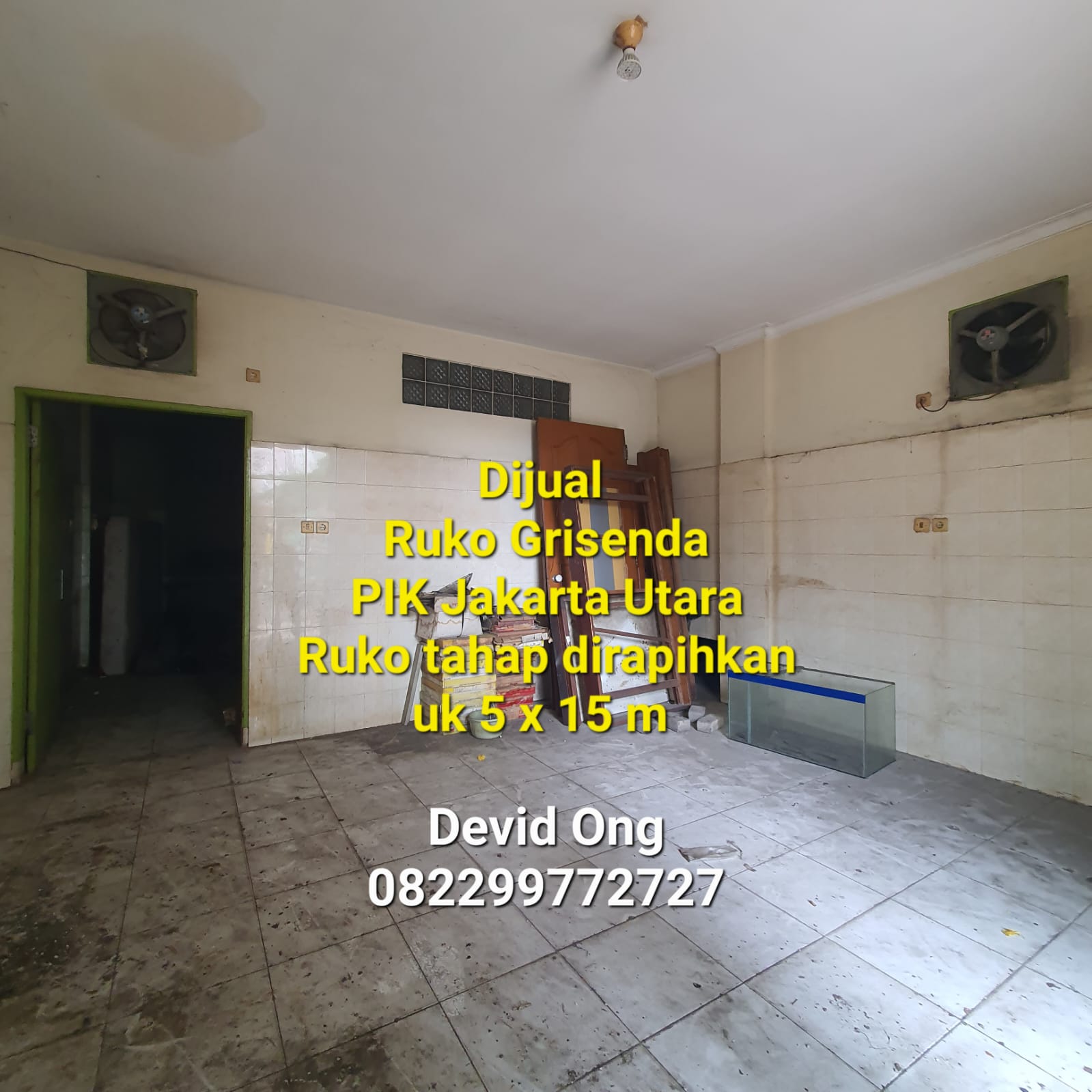 Dijual Ruko Grisenda 3 lantai, PIK Jakarta Utara