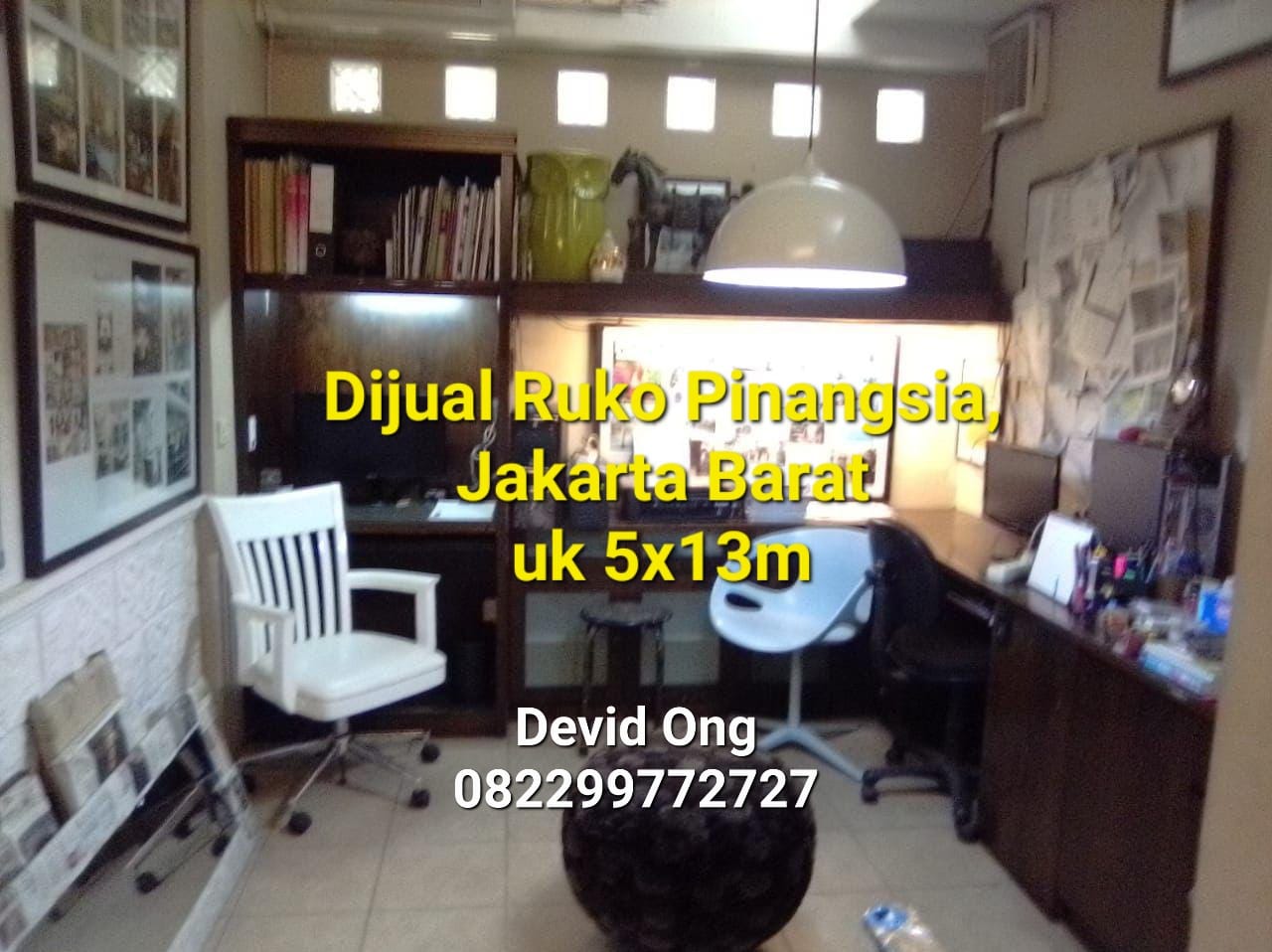 Dijual Ruko Pinangsia 4 lantai, Jakarta Barat