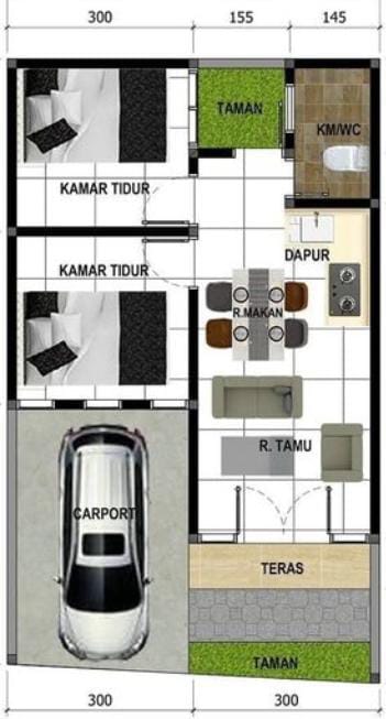 Rumah Cantik Minimalis dan Elegant diperbatasan Depok-Bogor