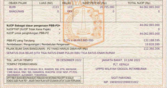 Dijual tanah zona komersil K1 di area Duri Kepa, Kebon Jeruk