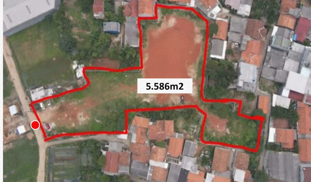 Dijual Tanah kav DPR Cipondoh kawasan pergudangan di Tangerang