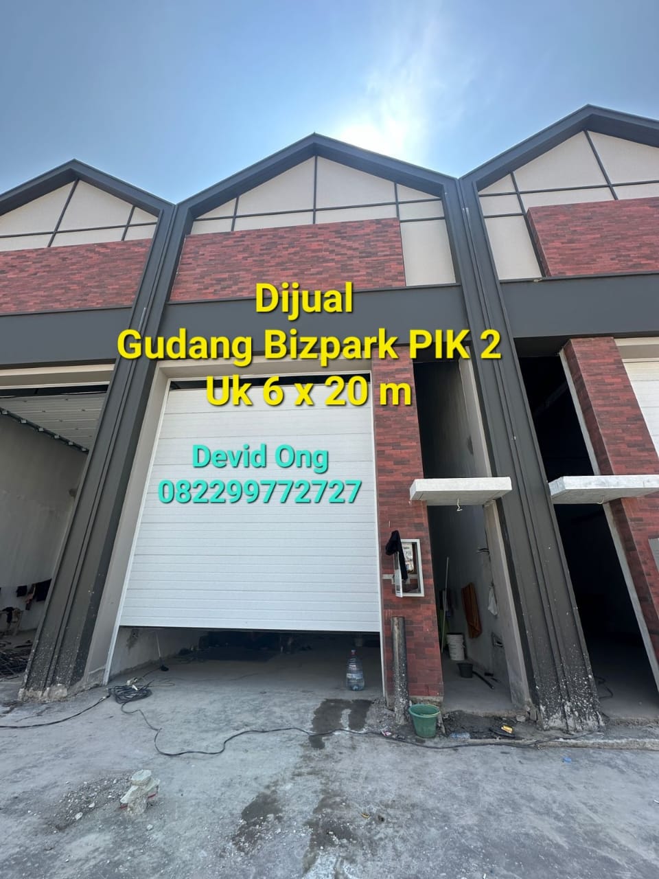 Dijual Gudang Bizpark PIK 2 Tangerang