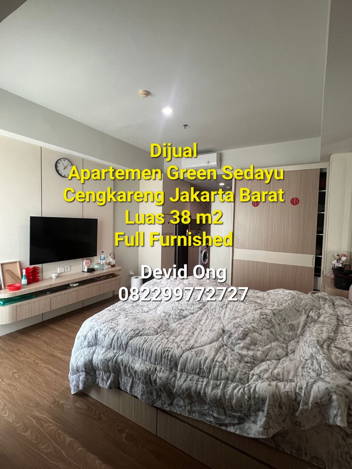 Dijual Apartemen Green Sedayu Furnish di Jakarta Barat