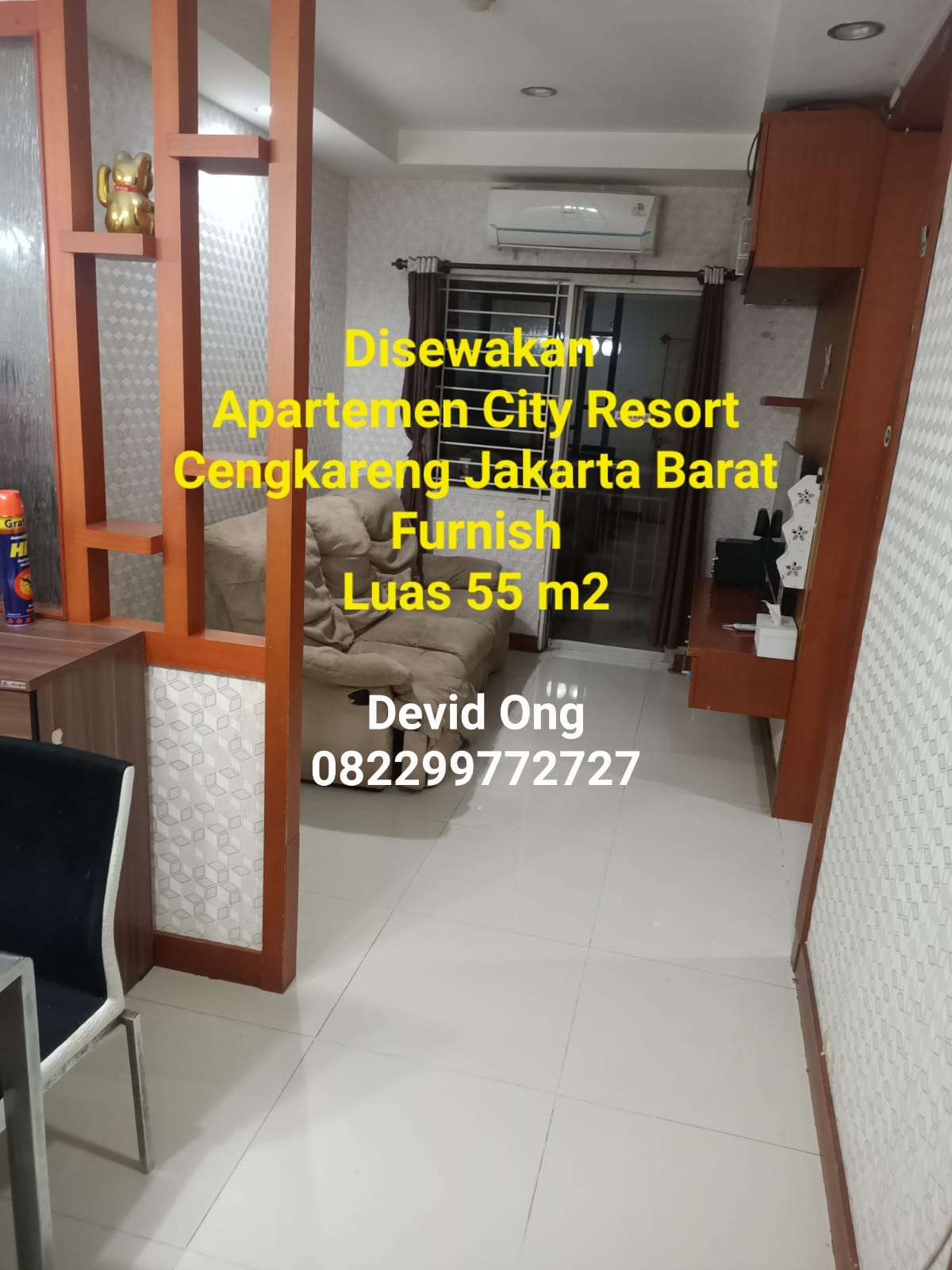 Disewakan Apartemen City Resort Full Furnish di Jakarta Barat