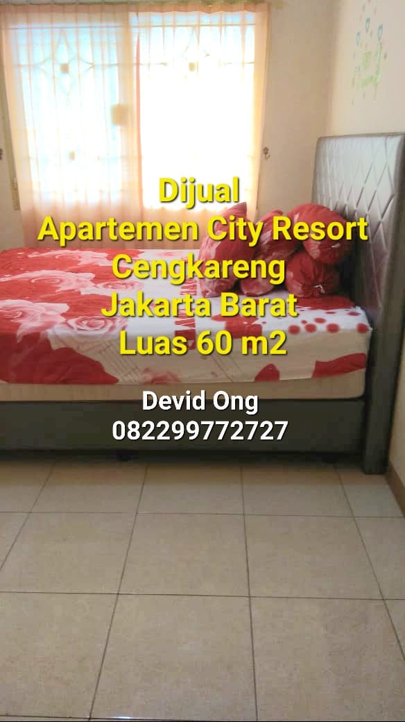 Dijual Apartemen City Resort Luas 60 m2 Cengkareng Jakarta Barat
