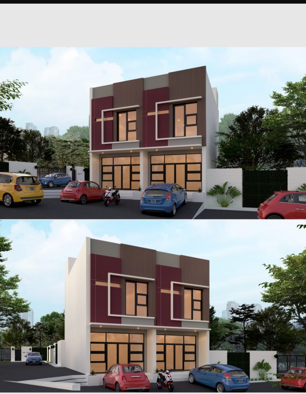 Dijual ruko 2.5 lantai (sebelah Kampus) di  Setu, Cipayung