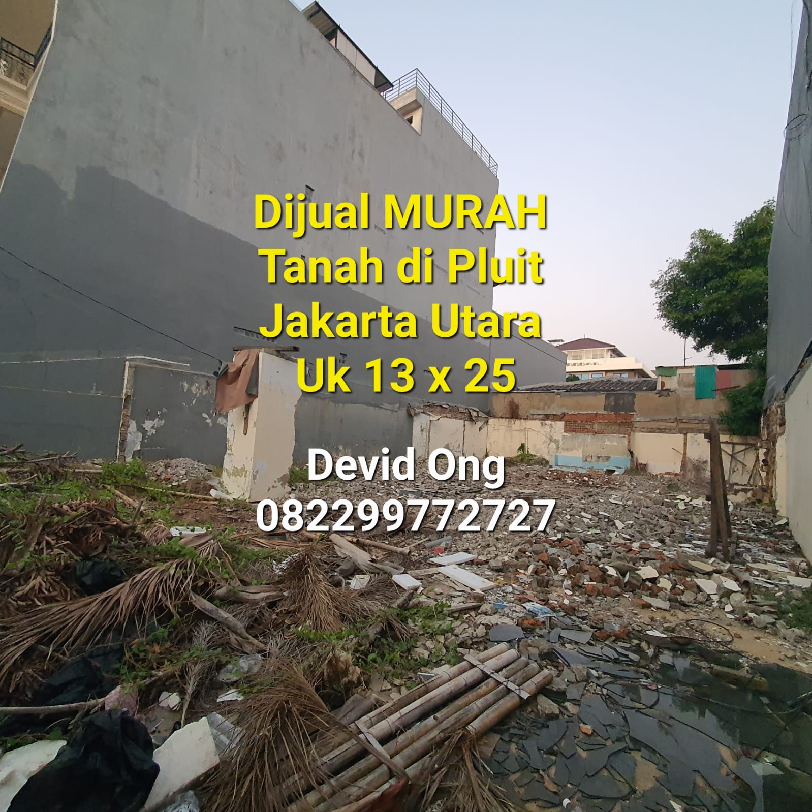 Dijual Tanah MURAH di Pluit, Jakarta Utara