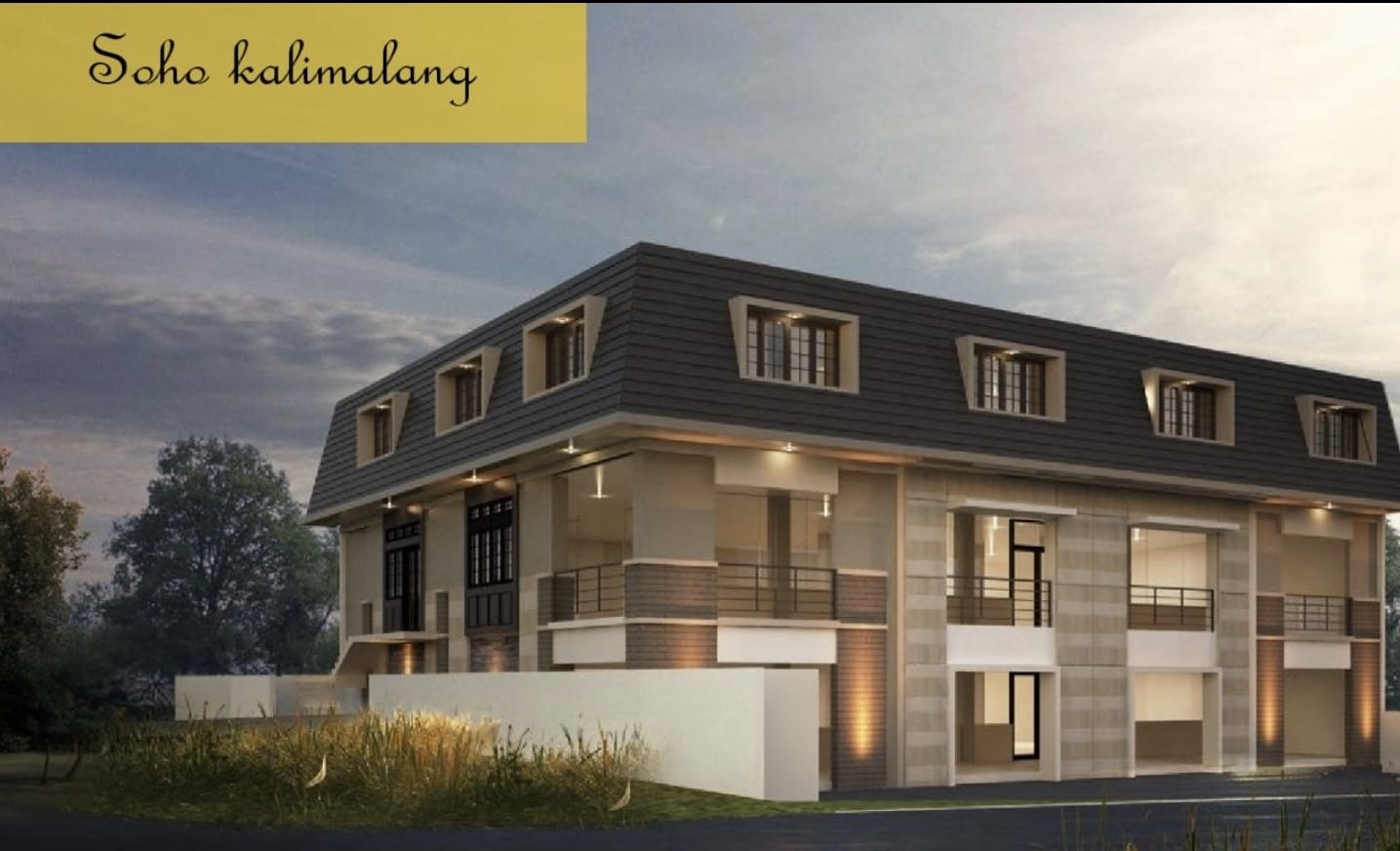 Dijual Gedung Baru konsep Soho di area Kalimalang, Jatinegara