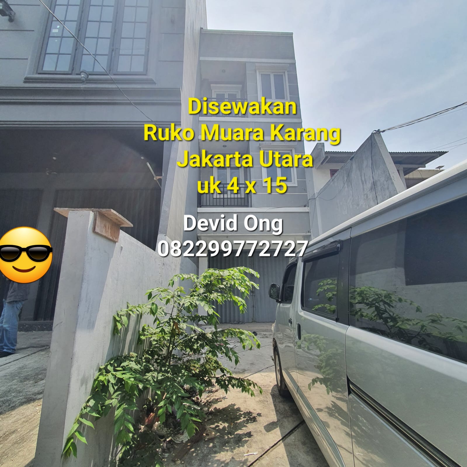 Disewakan Ruko Muara Karang 3,5 lantai di Jakarta Utara
