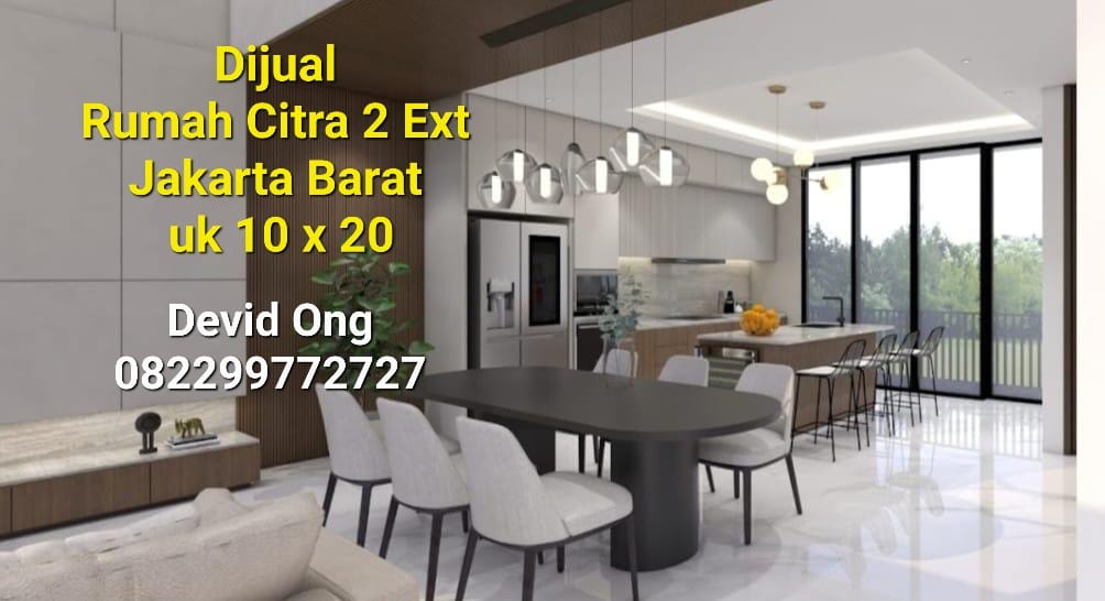 Dijual Rumah Citra 2 Ext kondisi baru di Jakarta Barat