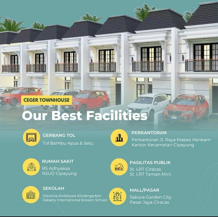Ceger Townhouse Rumah 2lantai di Cipayung Jakarta Timur