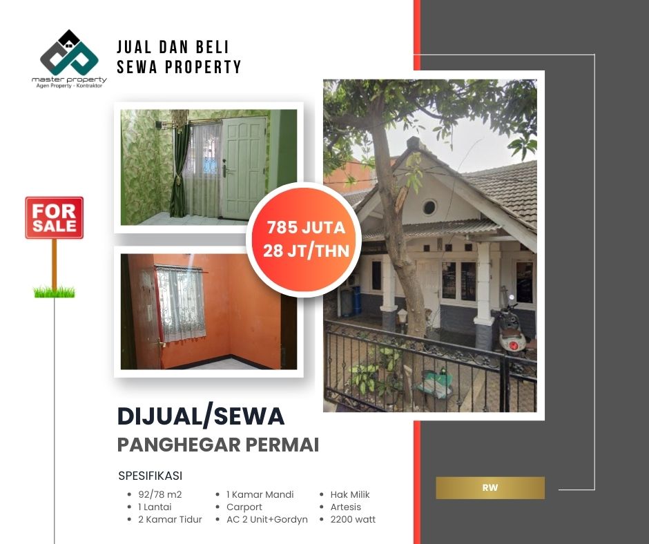 Jual rumah di Komplek Panghegar Permai Gedebage Ujungberung