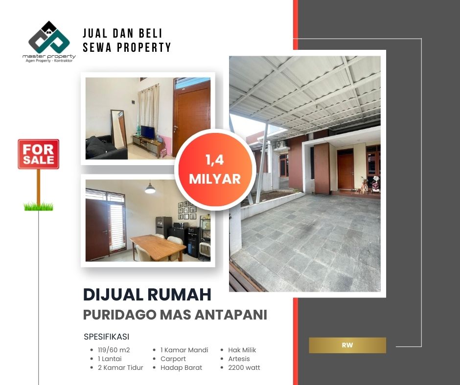 Jual cepat rumah di Cluster Antapani Kota Bandung