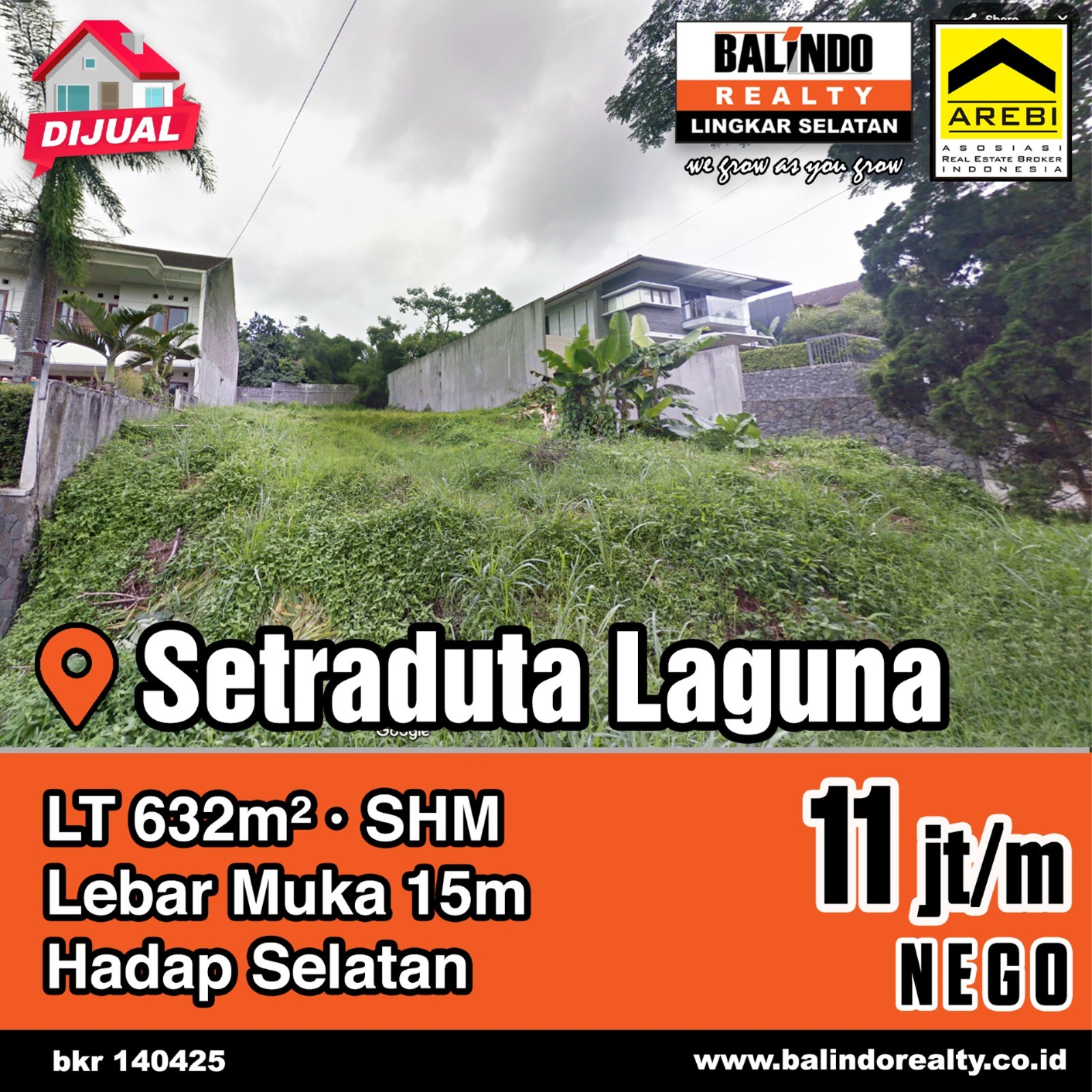 Dijual Tanah Strategis di Setraduta Laguna