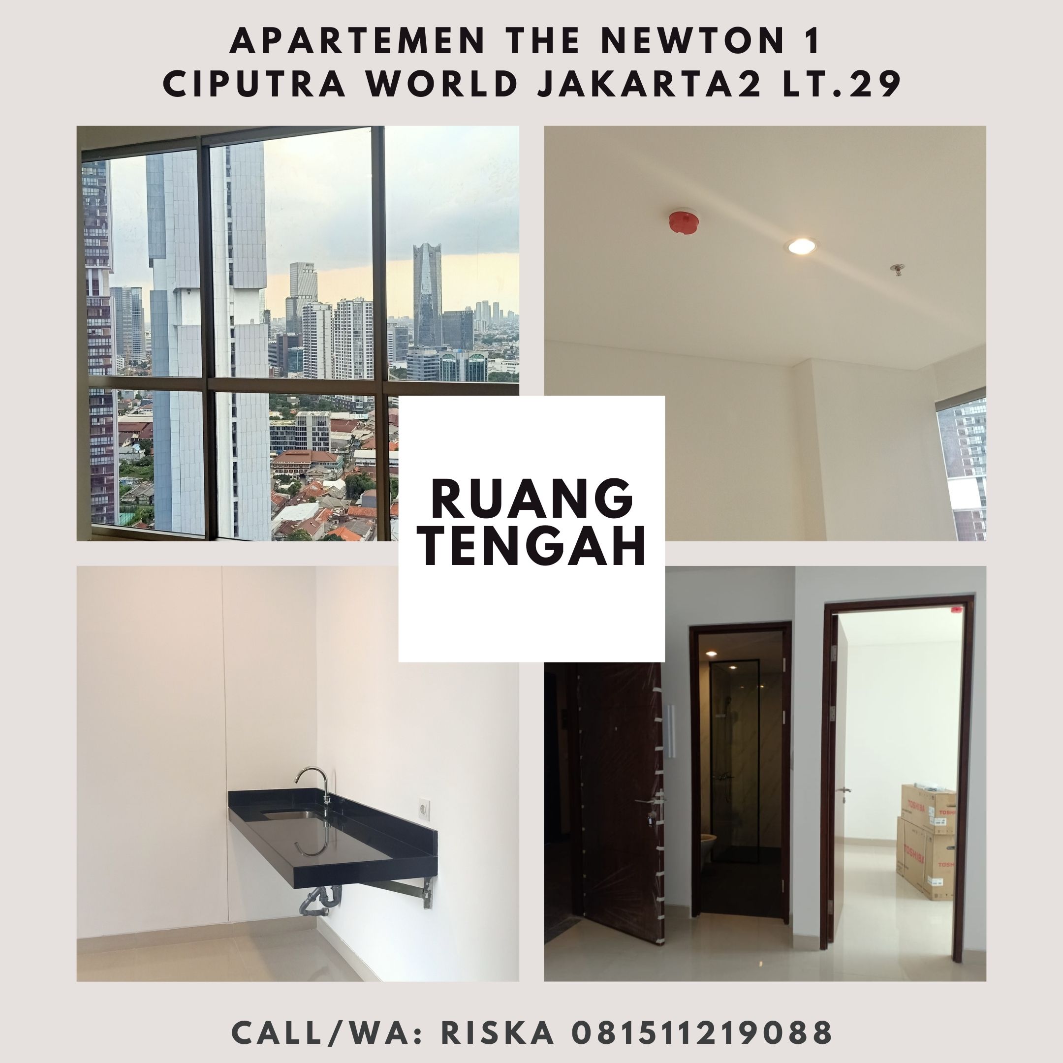 Dijual Brand New The Newton 1 Ciputra World Jkt Lt 29 Unit 20