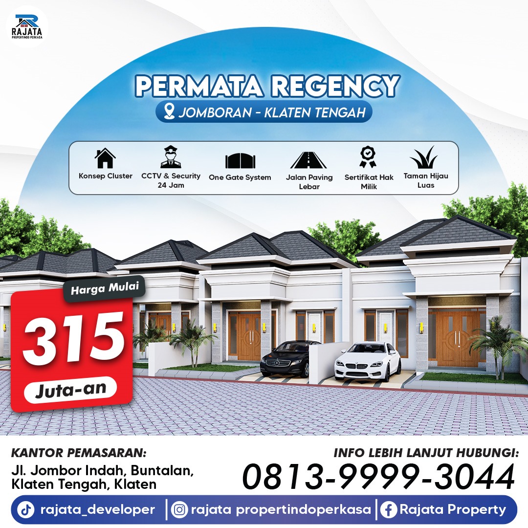 Rumah di Permata Regency Jomboran Lokasi Strategis