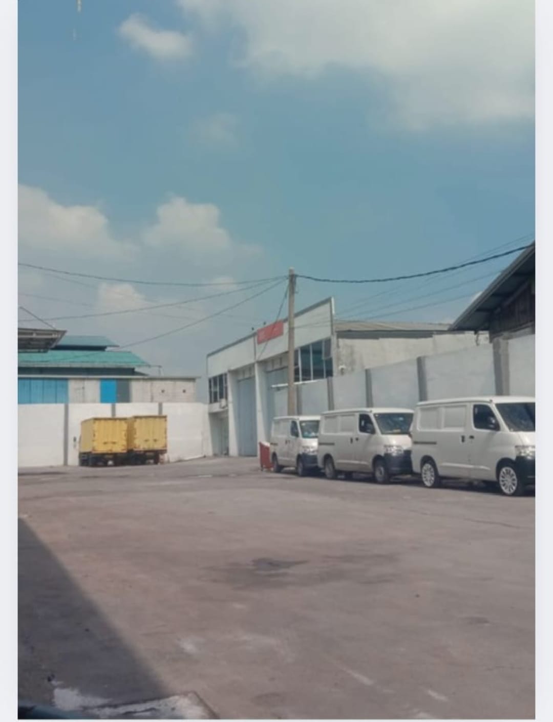 Disewakan ruko dan gudang di Jurumudi Baru, Benda, Tangerang