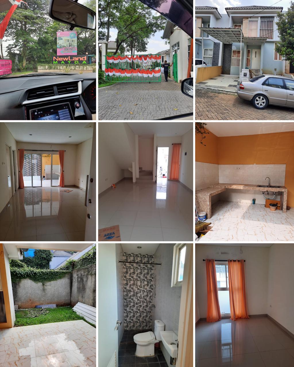 Dijual Rumah cluster di Komplek Perumahan Newland Matoa, Depok