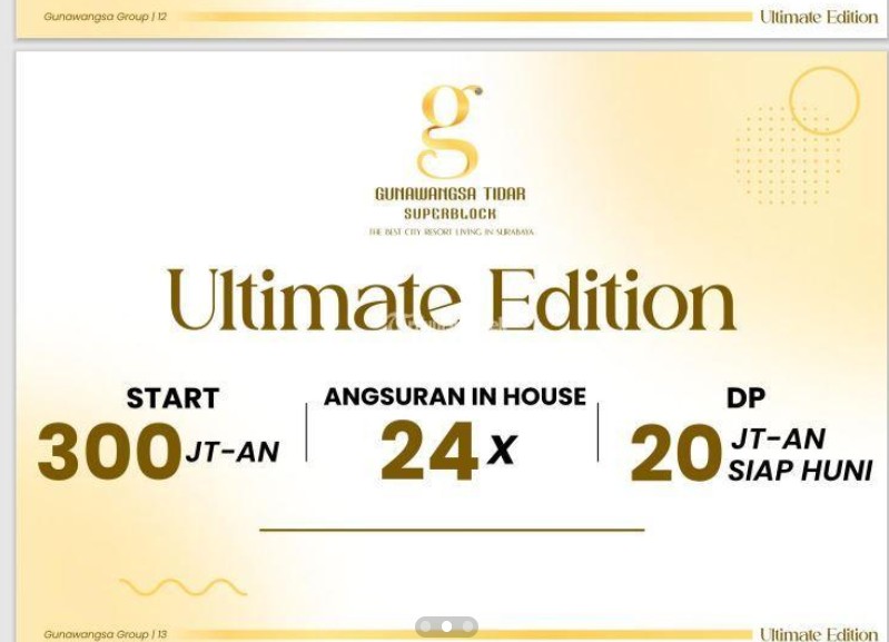 Apartemen Murah Surabaya Pusat 1BR Full Furnish Promo!!