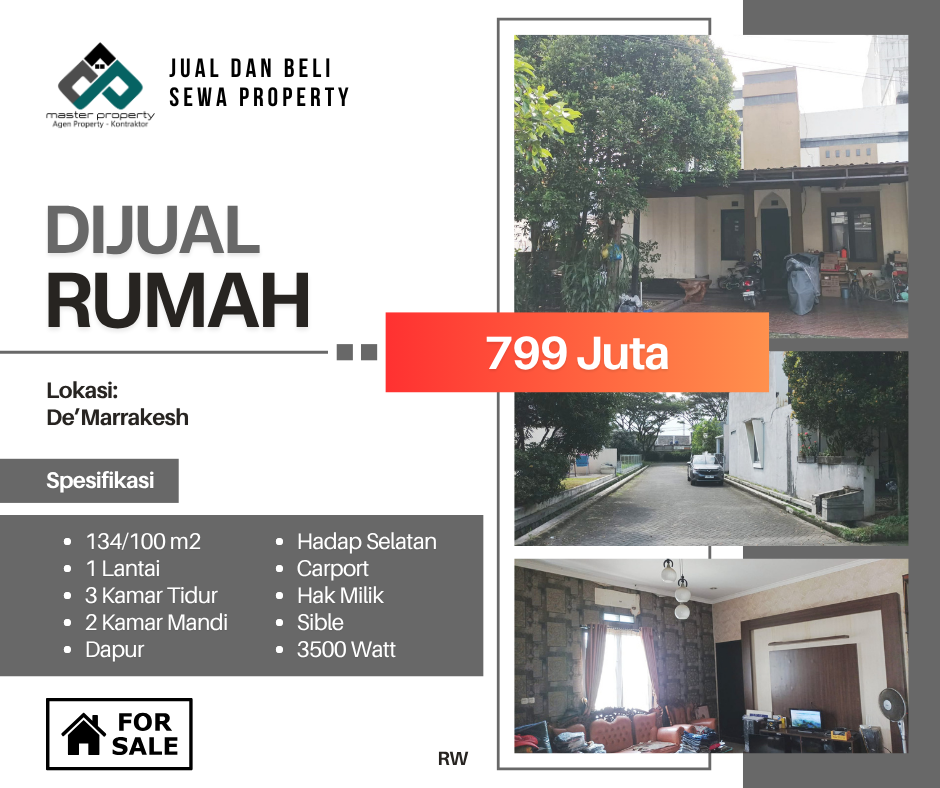 Rumah murah di Komplek De Marrakesh Derwati Ciwastra Bandung