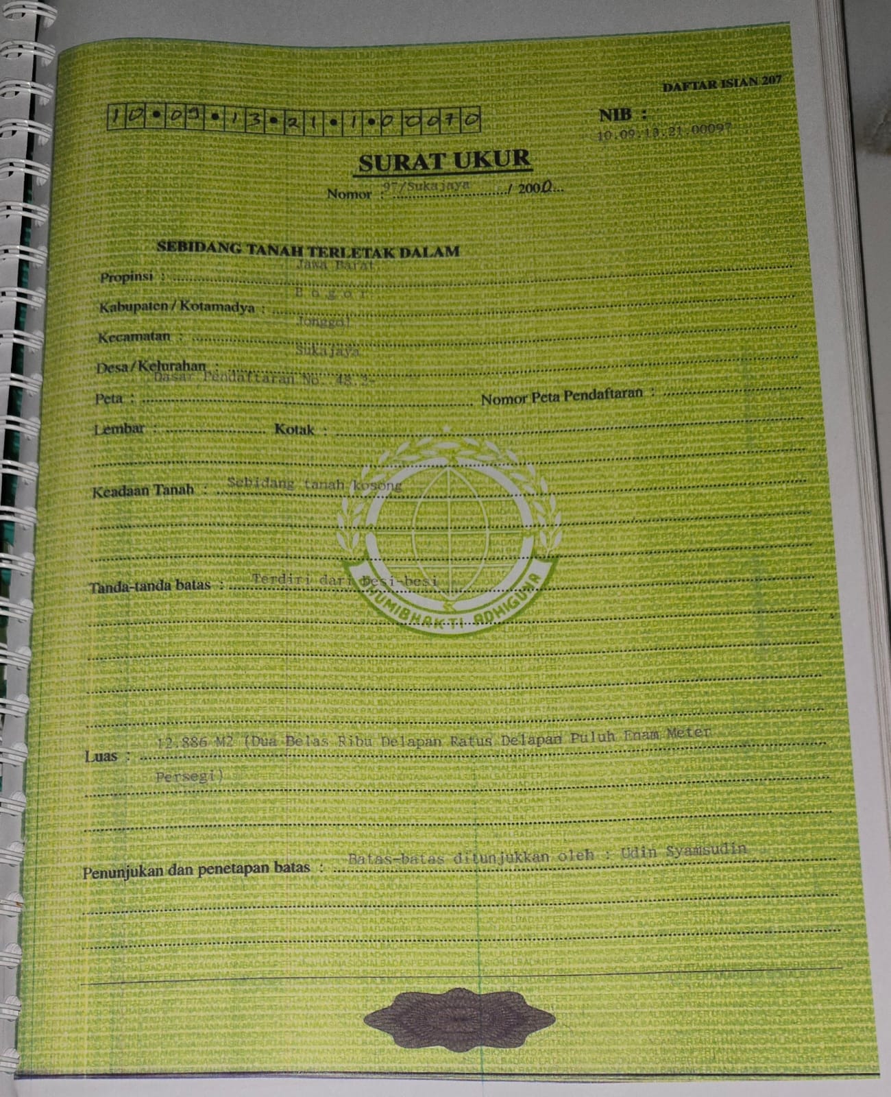 DIJUAL CEPAT TANAH SELUAS 80 HEKTAR SHM SANGAT STRATEGIS JONGGOL