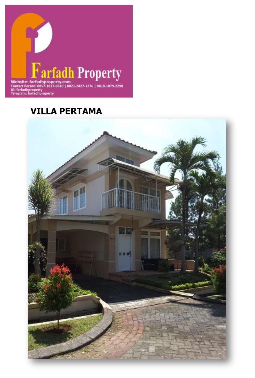 DIJUAL CEPAT 3 VILLA (Rumah Dalam Komplek Villa Kota Bunga CIANJ