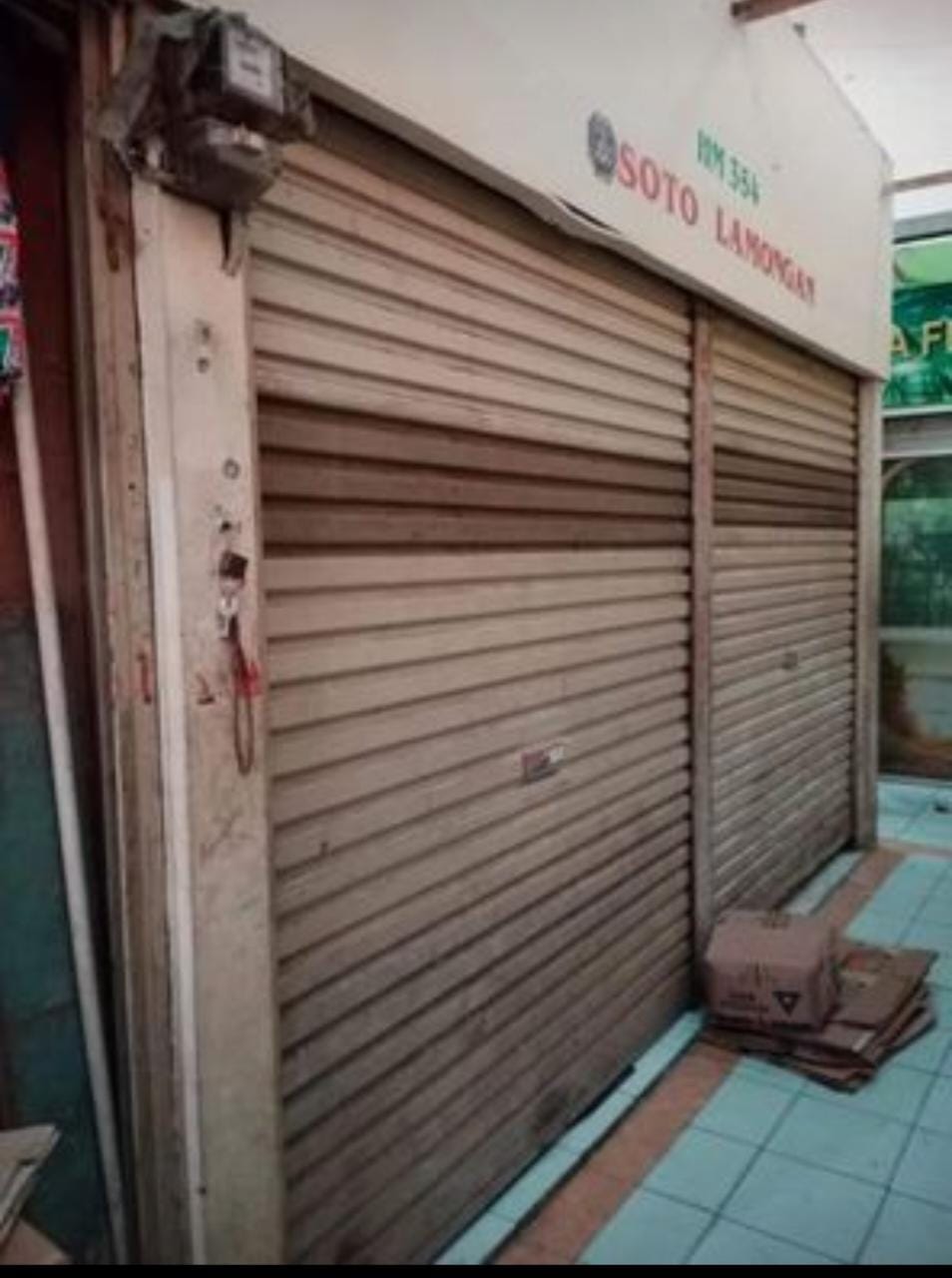 DiJual Cepat Murah(BU) 2 kios didalam pasar Pdk Bambu Jakarta Ti