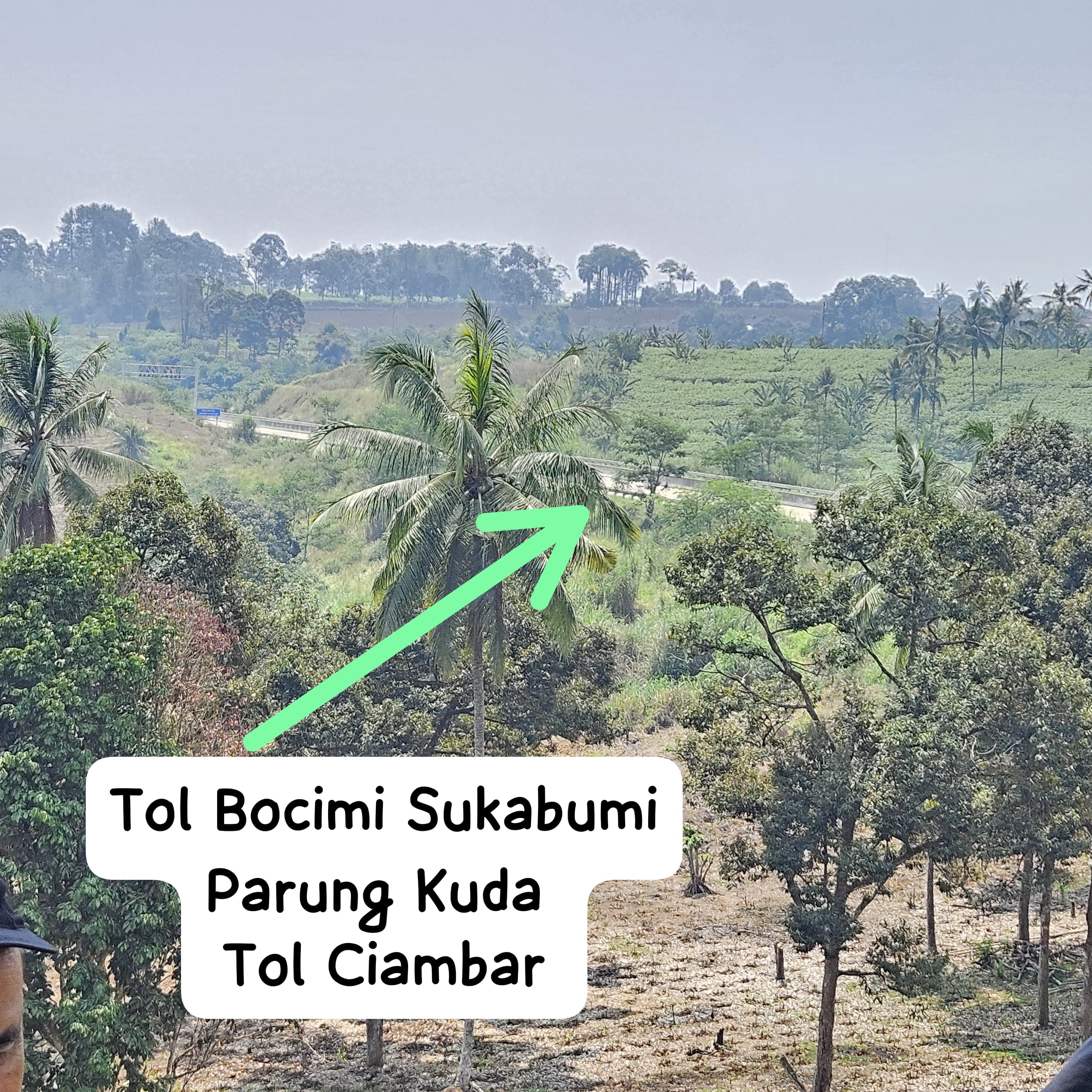 Dijual Cepat Tanah Murah 25 Hektar Pinggir Tol Ciambar Sukabumi