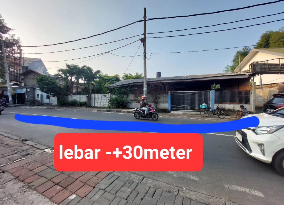 Dijual tanah bonus bangunan Di raya Kebon Jeruk, Jakarta Barat