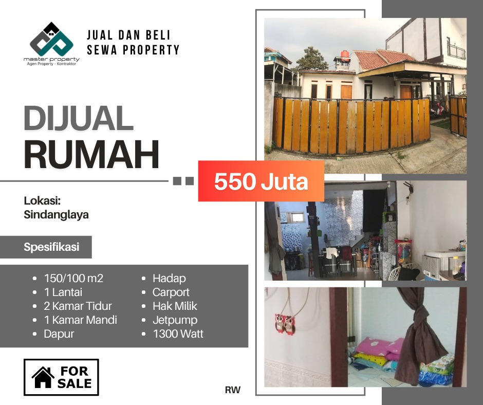 Rumah di Sindanglaya Atas Cimenyan lingkungan sejuk segar