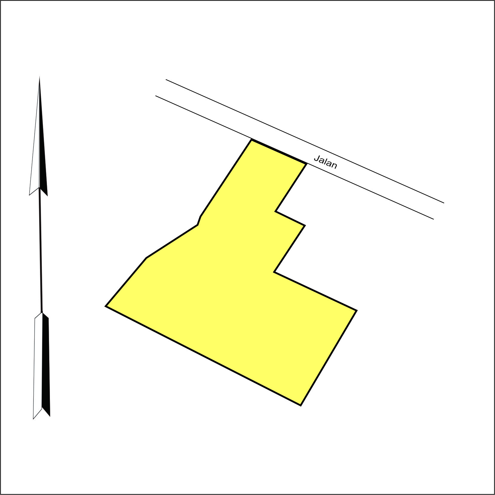 Tanah Hunian 864 m2 SHM Siap Bangun di Arcamanik Bandung