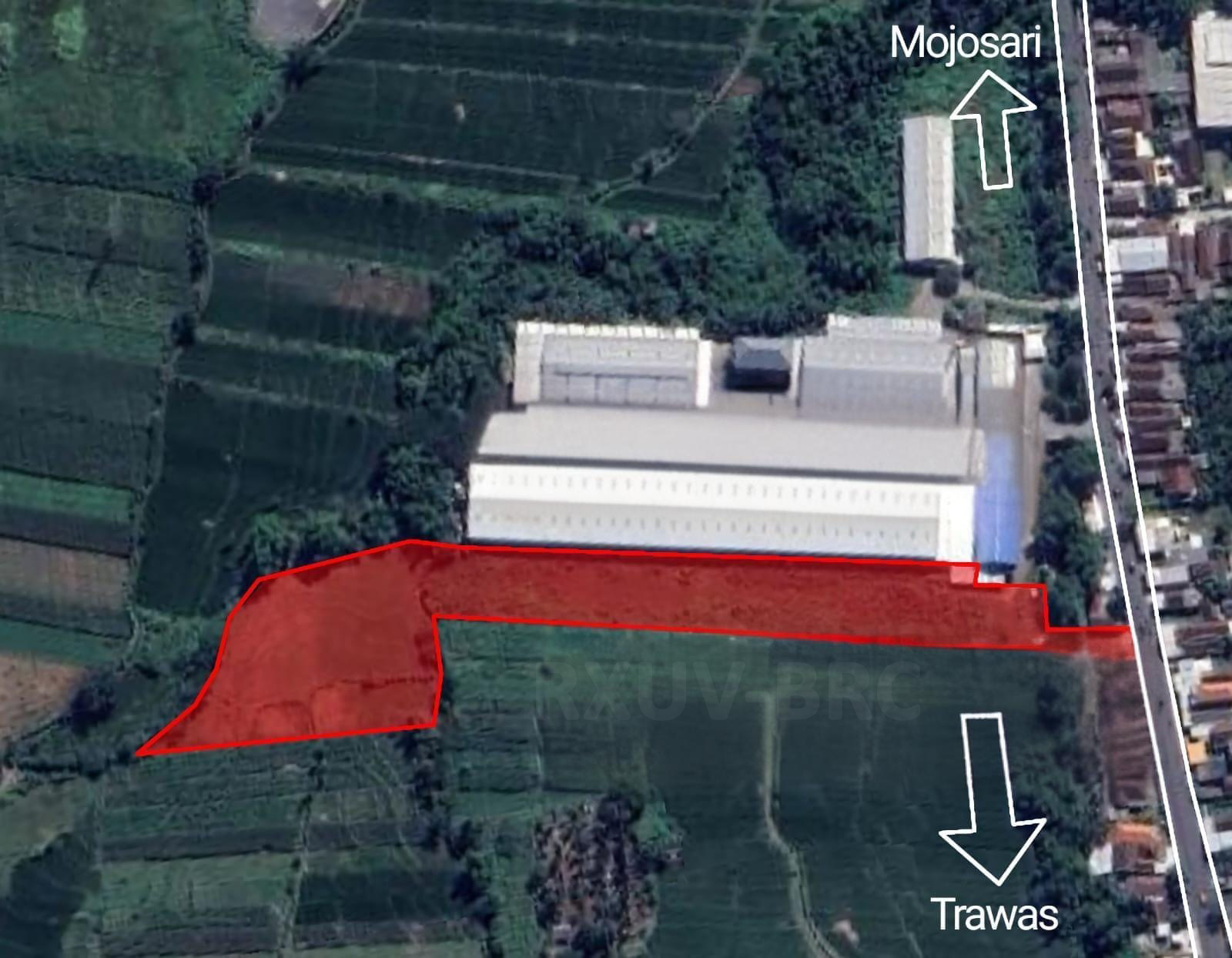 Dijual Tanah Zona Industri Strategis di Mojokerto