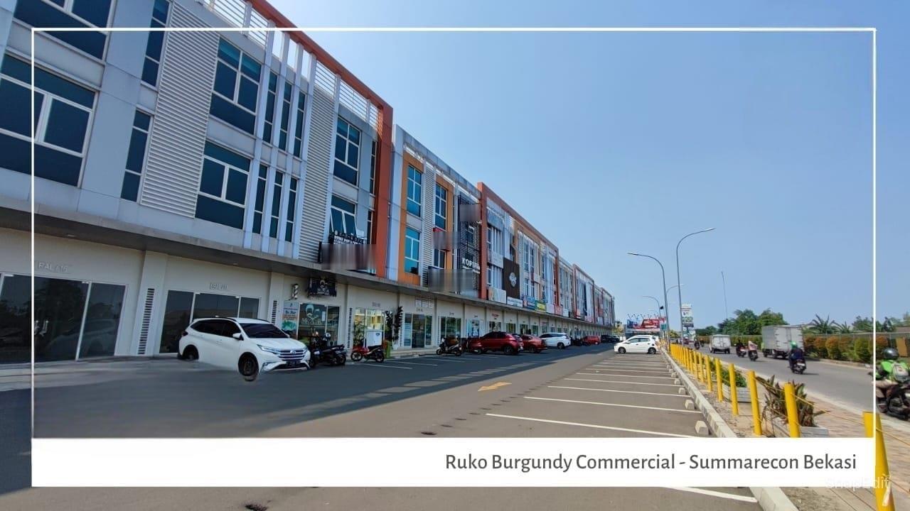 Dijual ruko Burgundy Sumarecon Bekasi Jl. Raya Perjuangan
