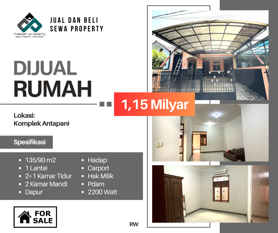Rumah dijual cepat di Komplek Antapani Kota Bandung strategis