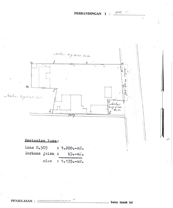 Dijual tanah komersil di area Bangka, Mampang Prapatan, Jakarta