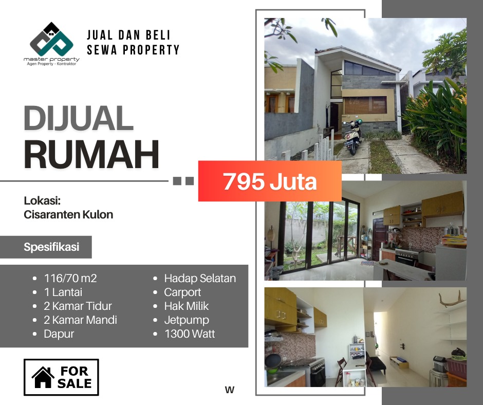 Rumah di Cisaranten Kulon – Lingkungan Asri, Cocok untuk Keluarg