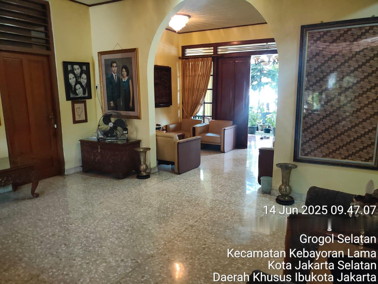Dijual rumah Sekneg Cidodol, Grogol Selatan, Kebayoran Lama