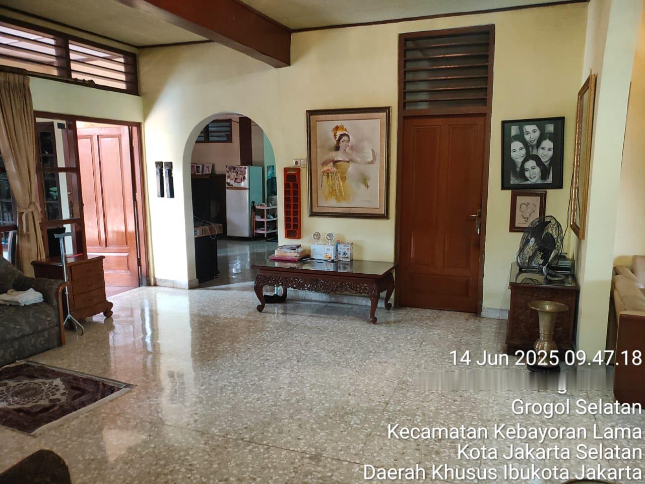 Dijual rumah Sekneg Cidodol, Grogol Selatan, Kebayoran Lama
