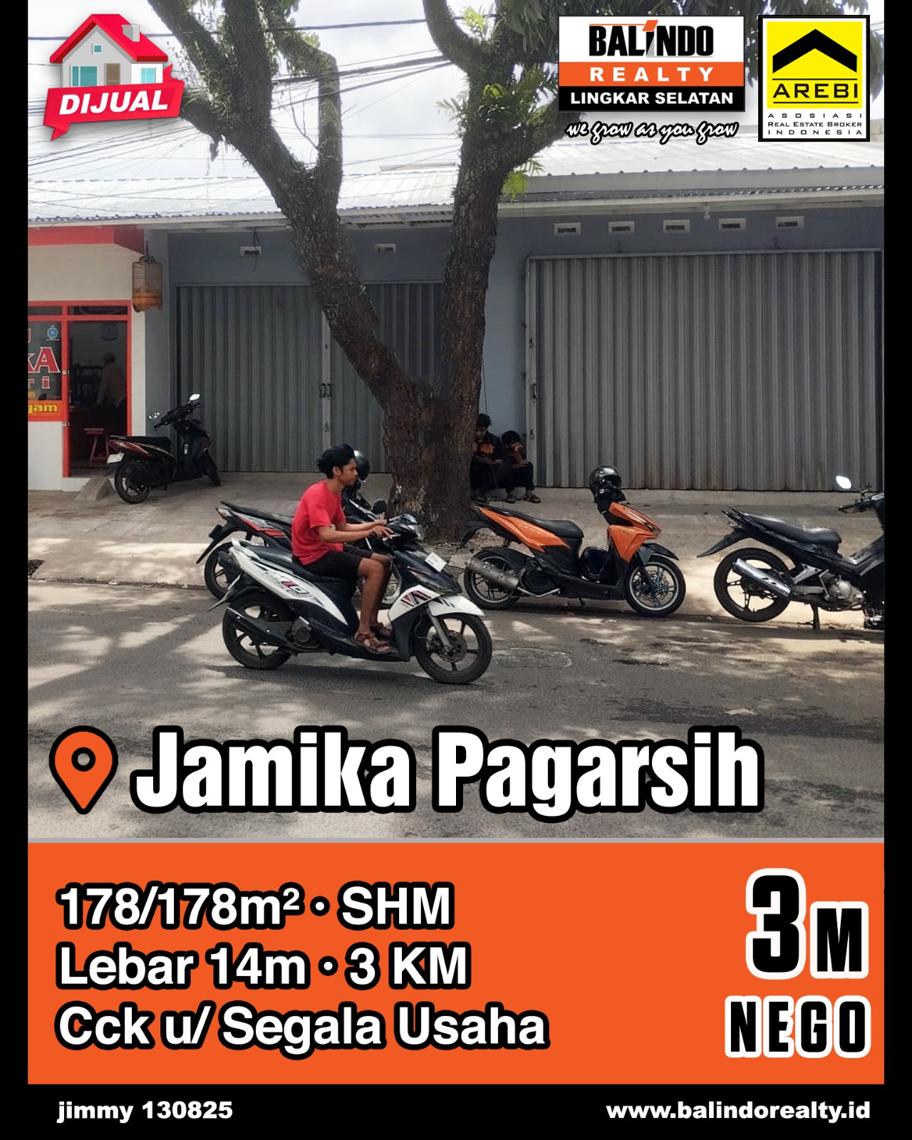 Dijual Rumah Cocok Untuk Segala Usaha di Jamika Pagarsih