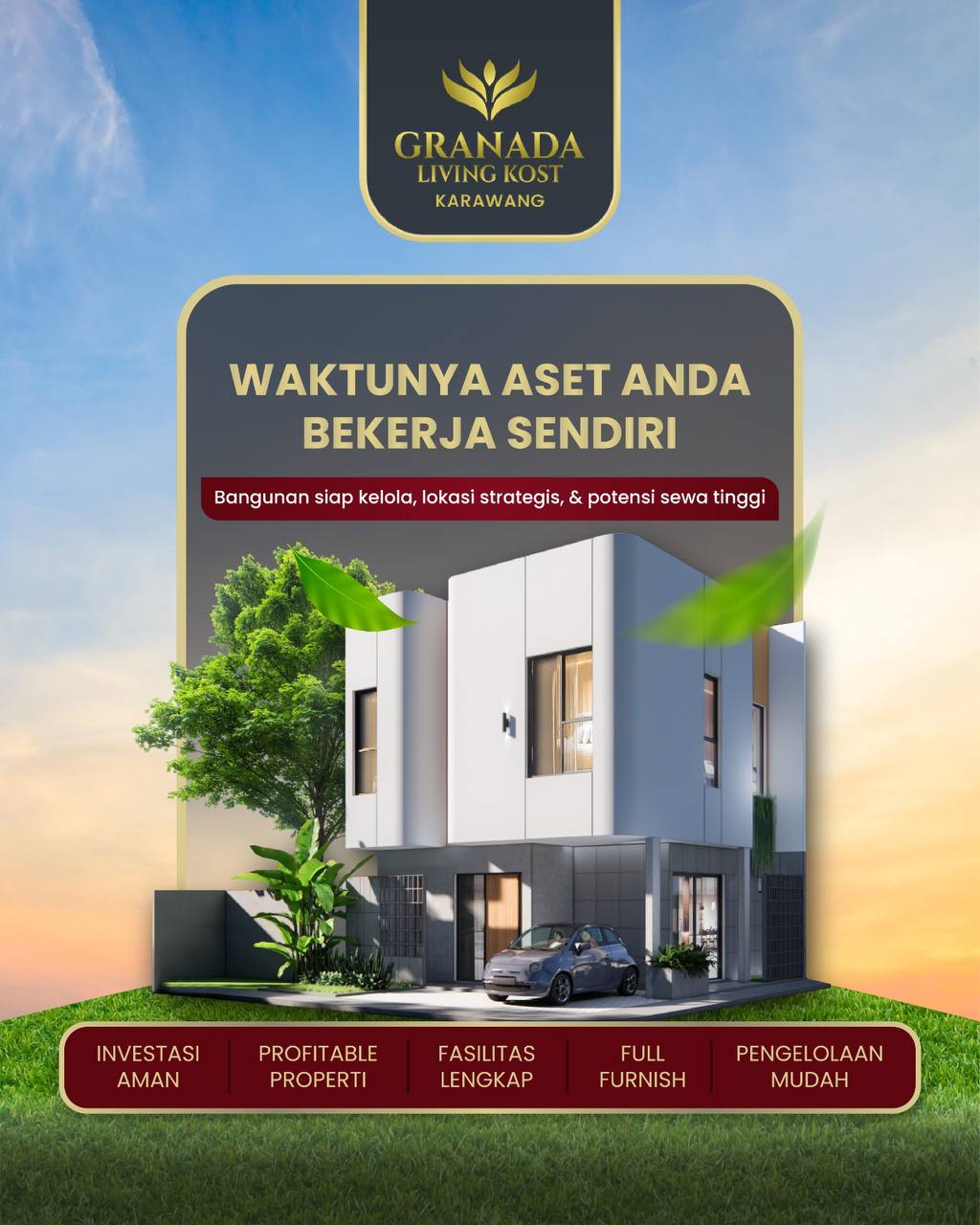 Bisnis Auto Cuan Rukos Dekat Kampus dan Pusat Bisnis