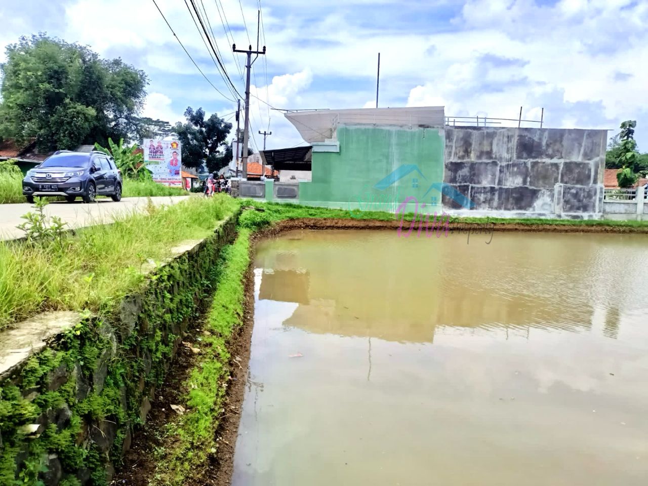 JUAL MURAH TANAH EMPANG PINGGIR JALAN Kp.BABAKAN SABRANG CISEENG